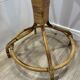 Vintage Italian Bamboo Rattan Coat Stand 1970s