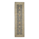 Oriental Grey Beige Stair Runner Rug, Wool Hand Knotted 81 x 295 cm