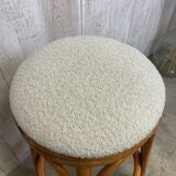 Rattan bar stool
