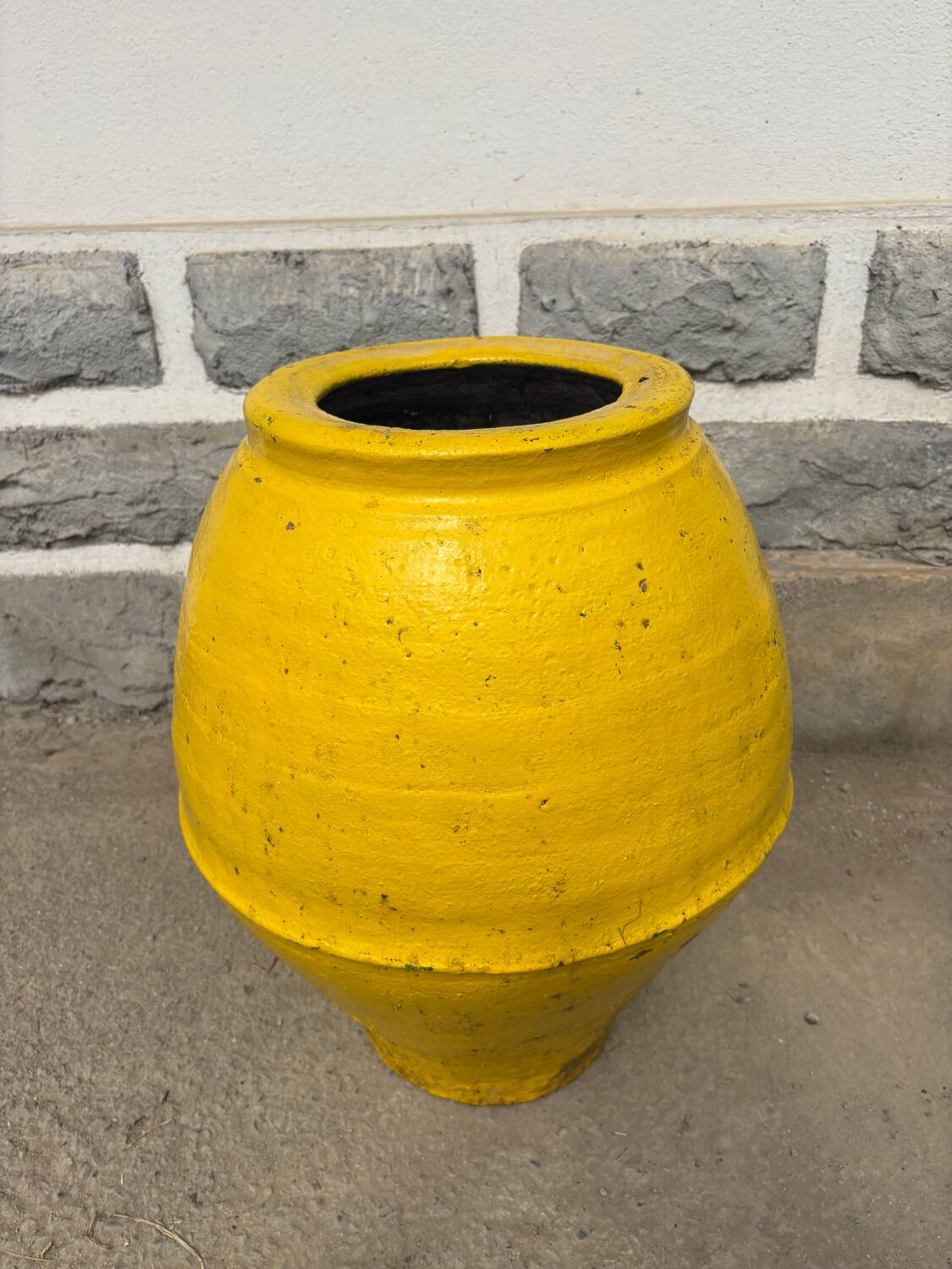 Spanish terracotta pottery jar