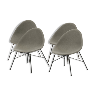 set of cocktail fiberglass chairs