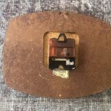 Vintage clock clock in black formica vintage design 50 - featured