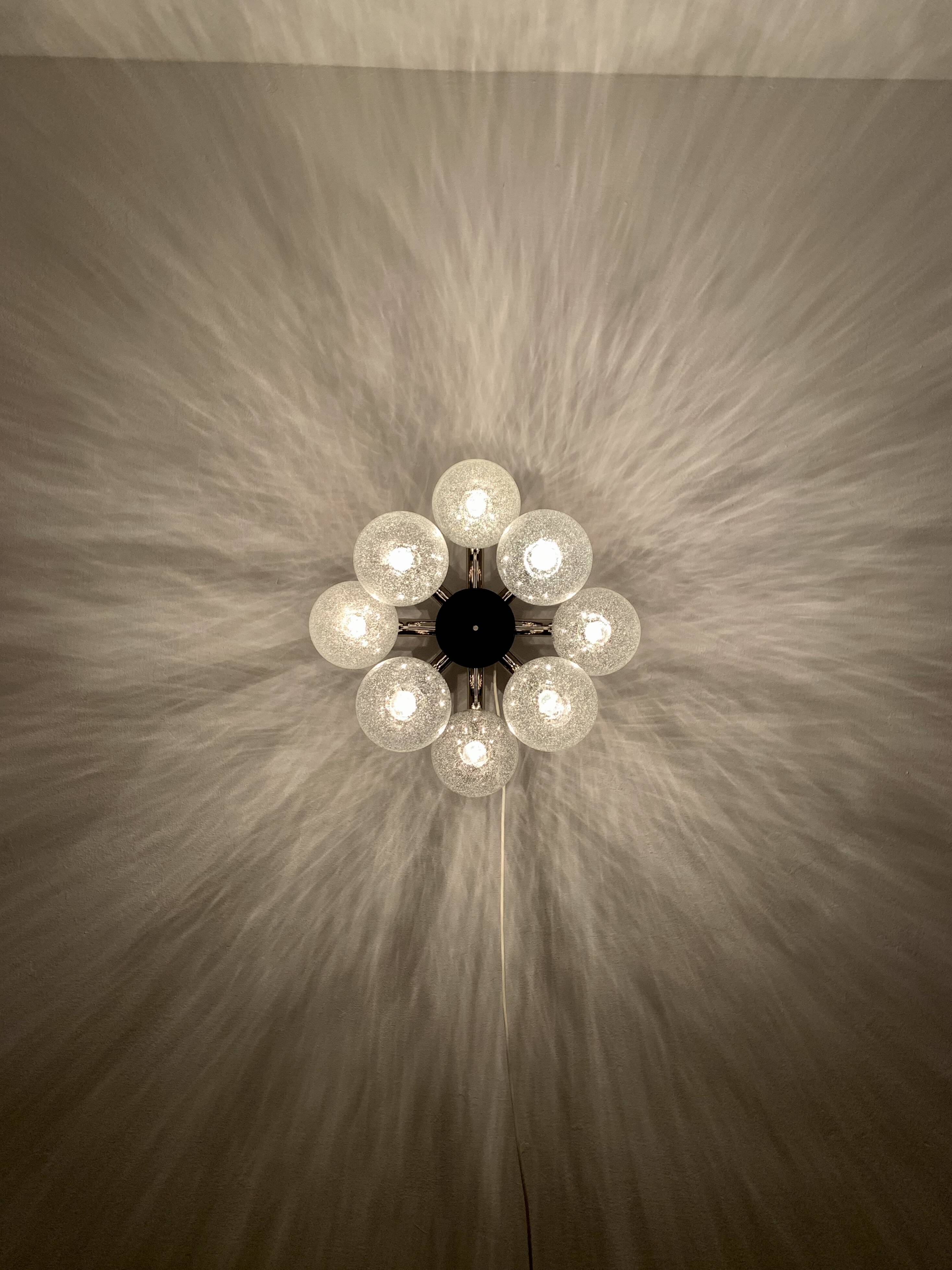 Lustre encastré Space Age par Temde