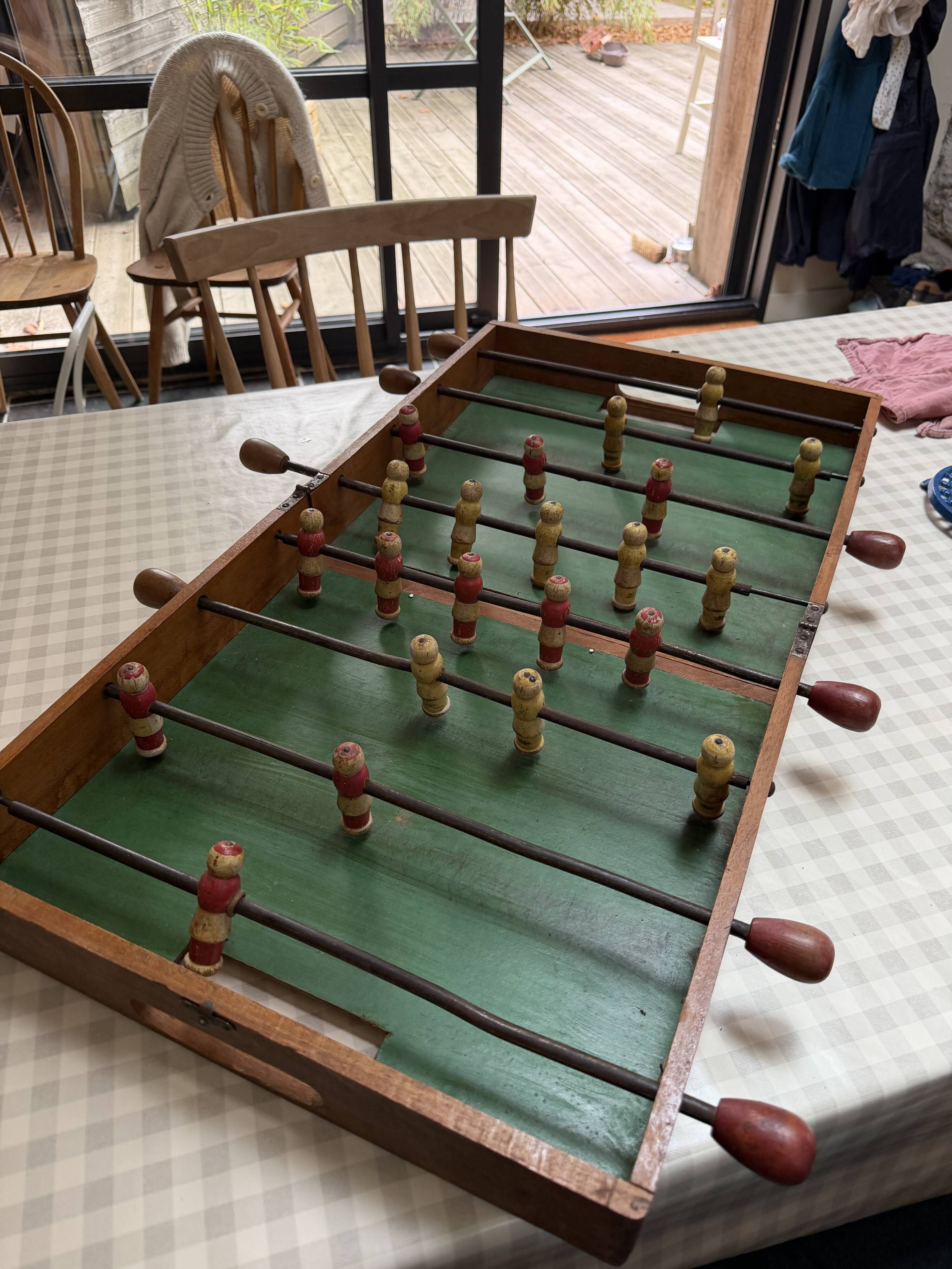 Baby foot de table vintage