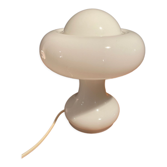 Murano table lamp, opaline glass