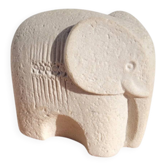 Mar Bell Stone Art Elephant Sculpture