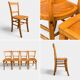 4 chaises bistrot vintage Luterma 1940