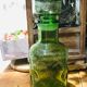 Carafe verre bulle années 70