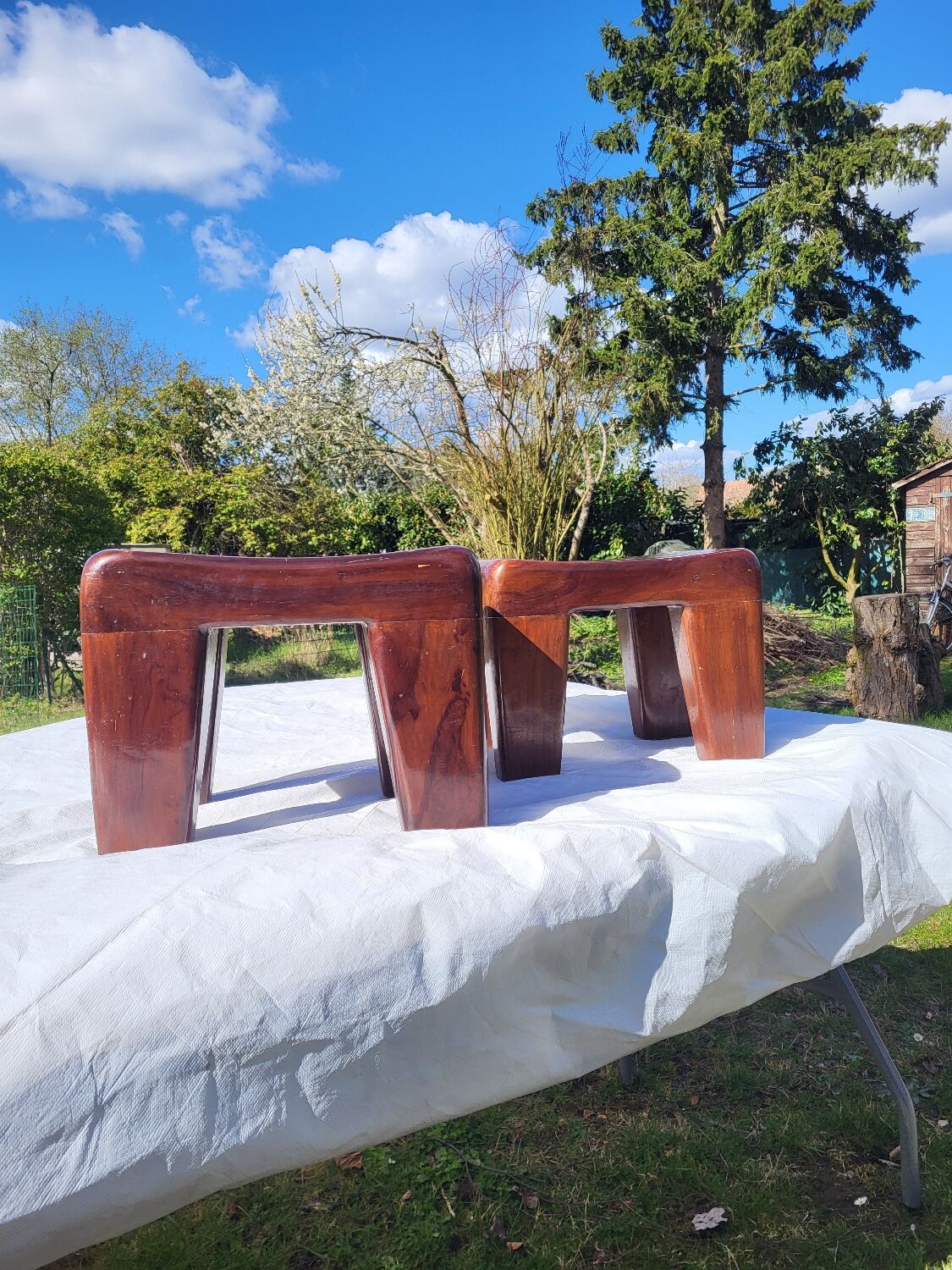 Brutalist stools