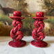 Ceramic candlesticks 1950