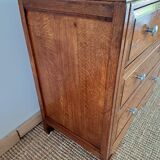 Oak chest of drawers from the 1950s