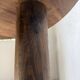 Round table 1950s constructivist walnut
