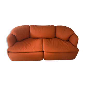 Sofa 2 Places Confidential by Alberto Rosselli for Saporiti Italia.