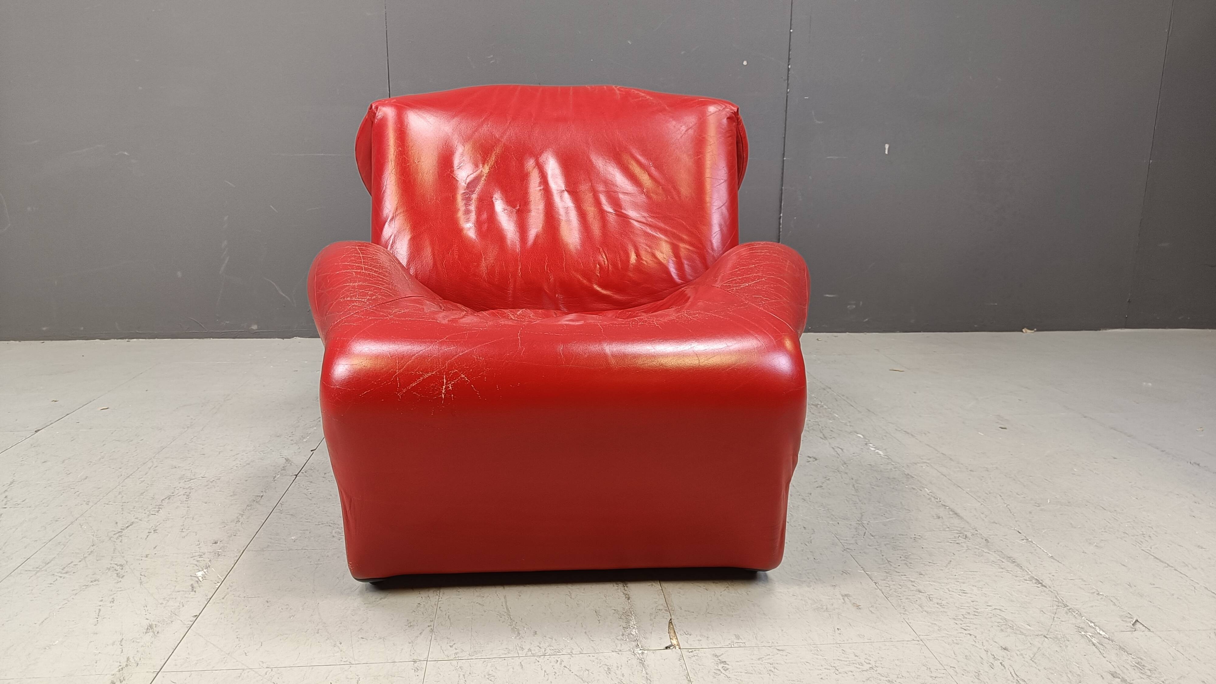 Wink easy chair designed by Toshiyuki Kita for Cassina, 1980s