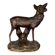 Terracotta sculpture of a young stag, Salvetti, 20th century