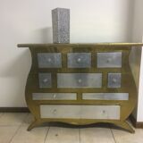 Commode 20ème laiton et métal
