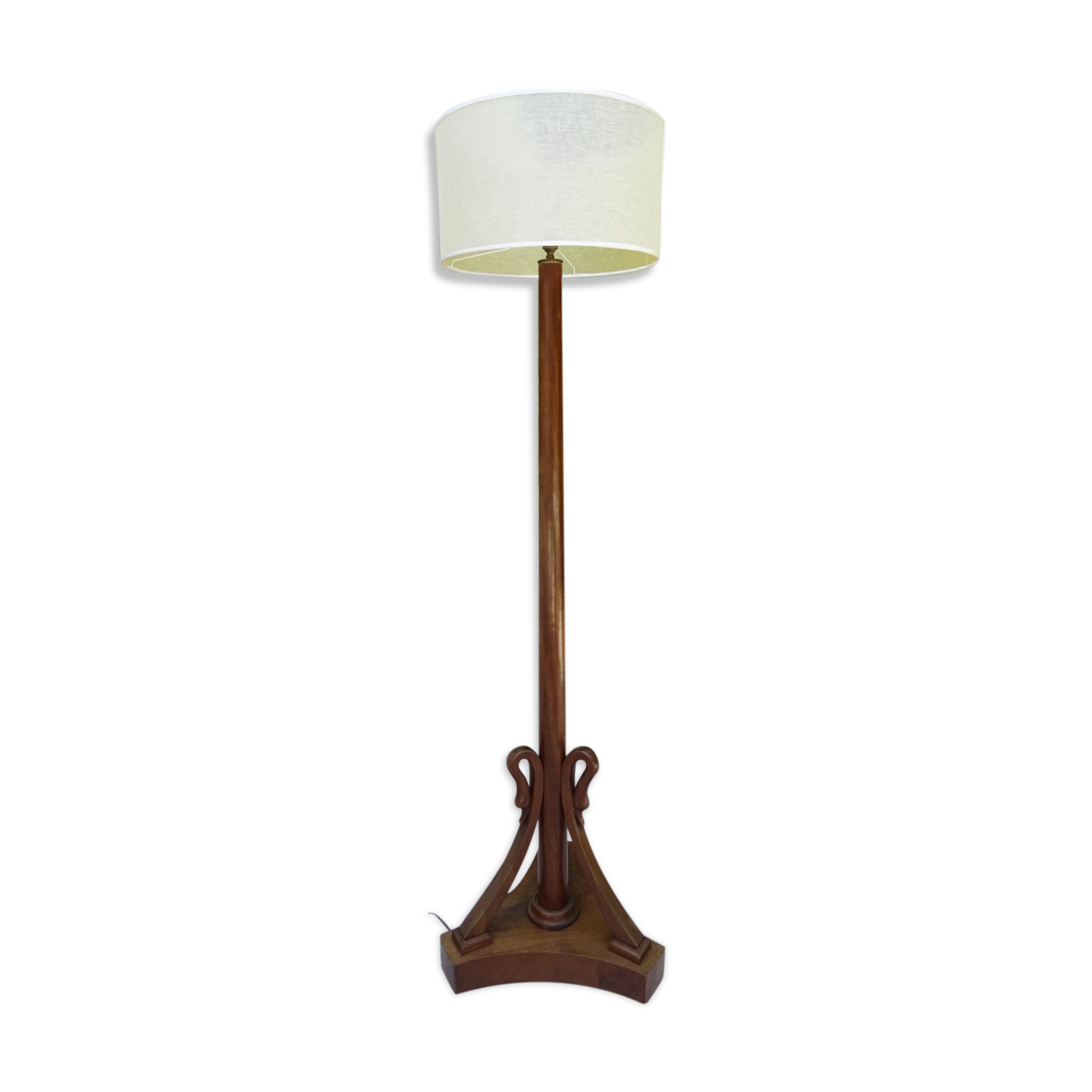 Lampadaire des années 30 en acajou
