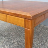 Scandinavian square teak coffee table