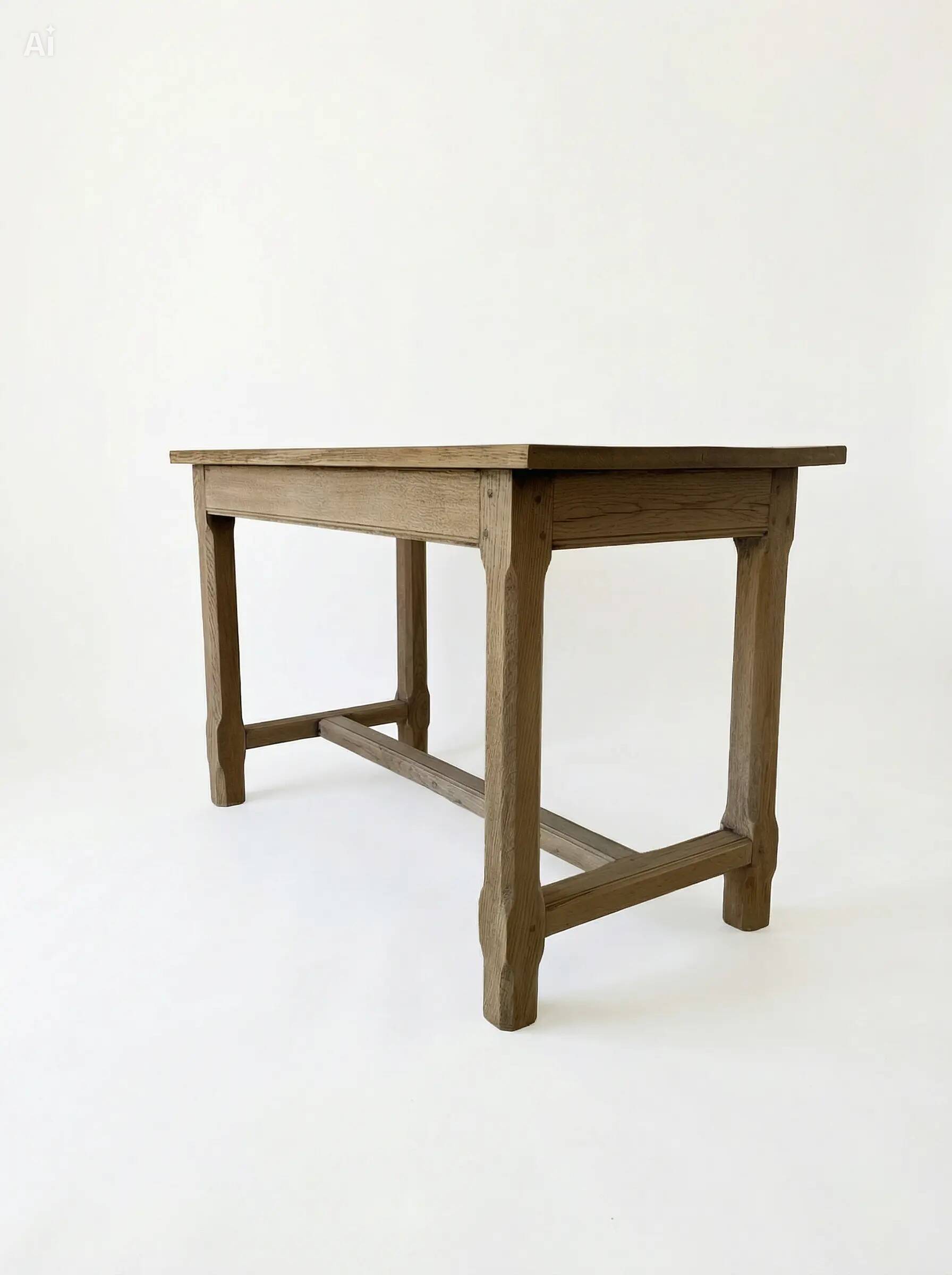 Solid oak farmhouse table – small size,