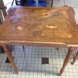 Inlaid side table