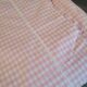 Drap - pièce de tissu - nappe vichy rose - 290x220cm - 912