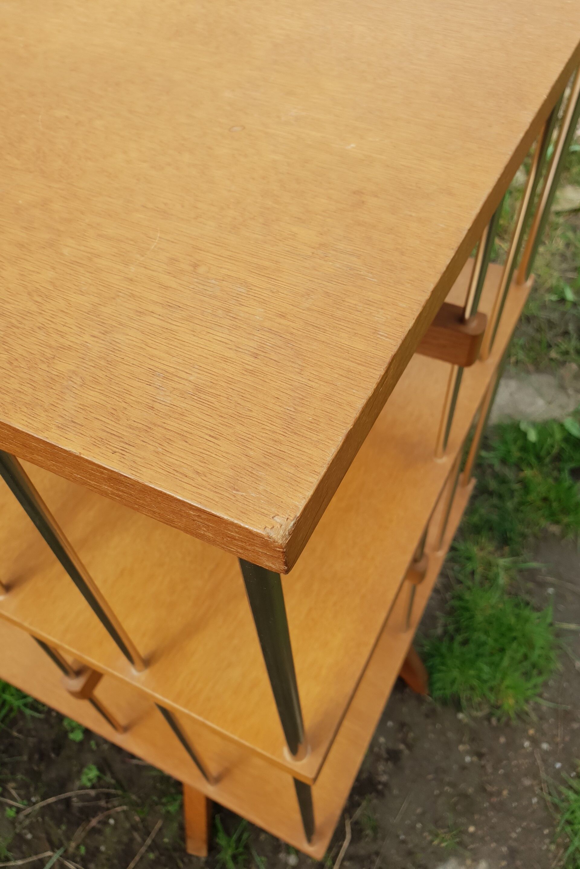 Vintage revolving library