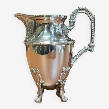 Pot à lait de style louis xvi en métal argenté, travail des années 1950