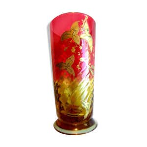 Vase art déco verre