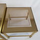 Brass pull-out tables
