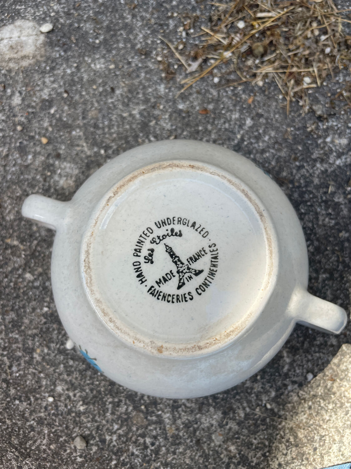 Creamer and sugar maker continental earthenware