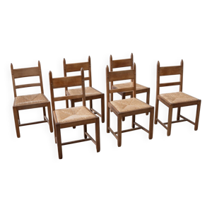 ensemble de six chaises