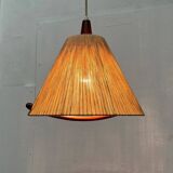 Teak pendant lamp Type 324 from the mid-century by Temde, 1960s.