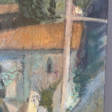 “Veranda du Midi” oil on canvas signed Helme