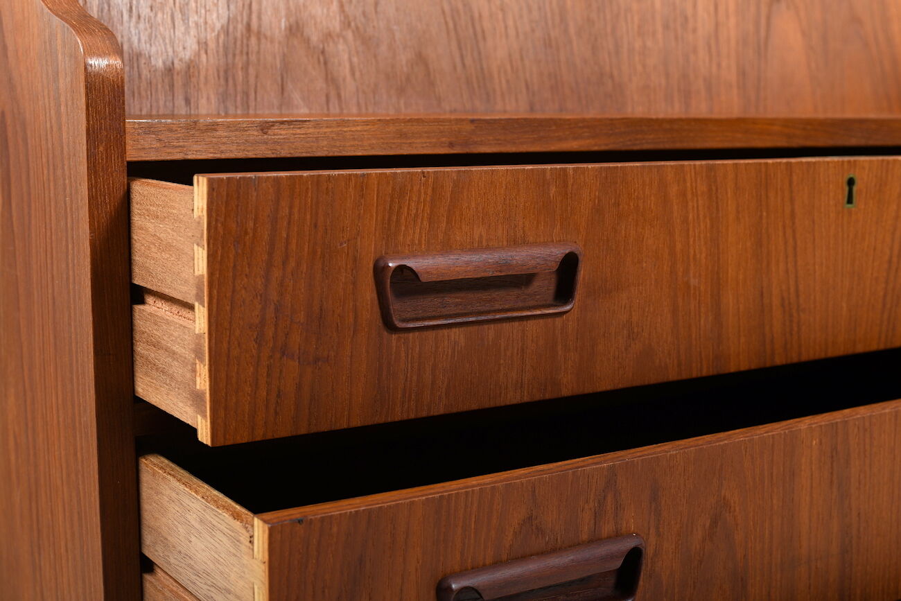 Danish teak writing desk
