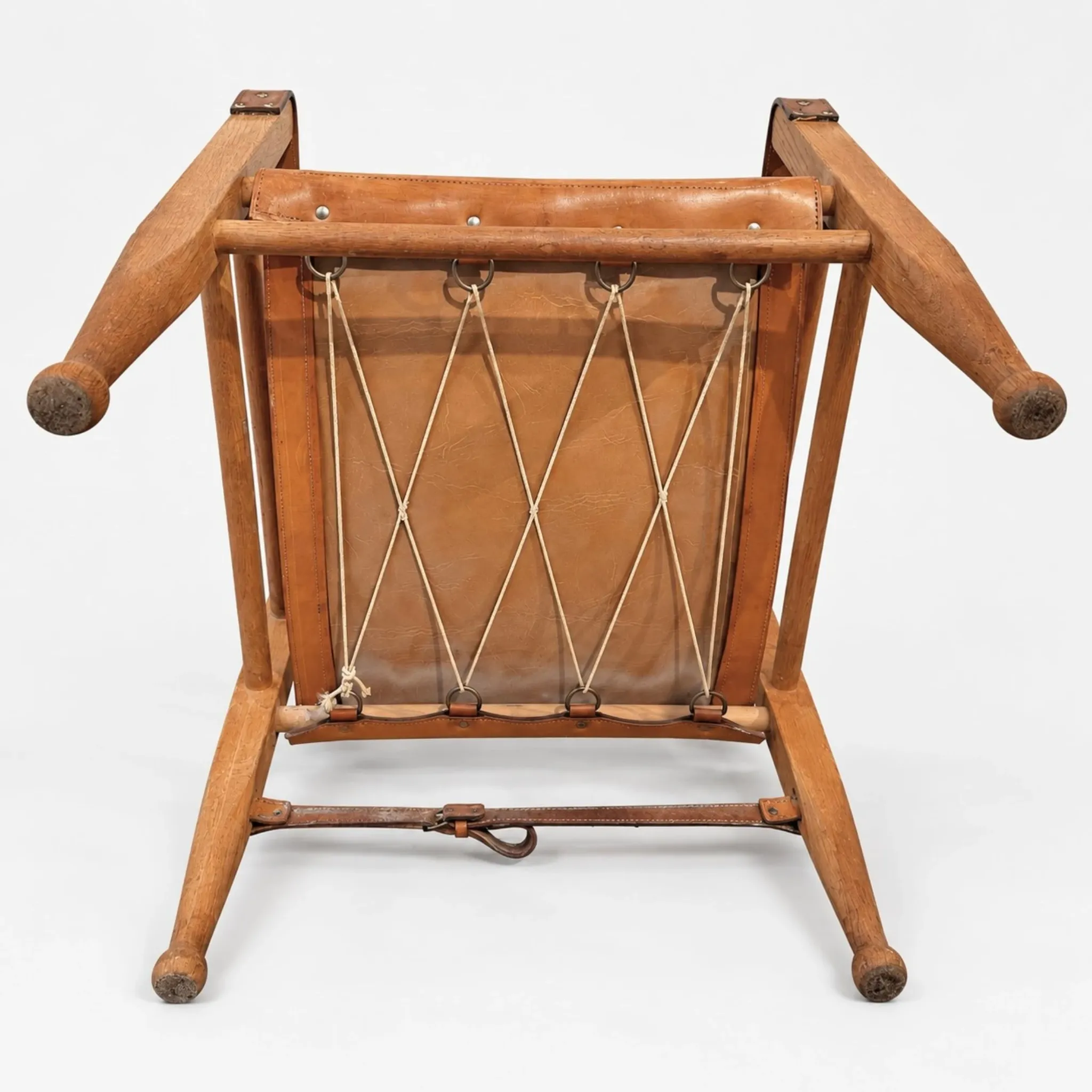 Fauteuils Safari cognac par Kaare Klint