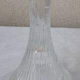 Pair of glass candlesticks