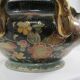 Soup tureen, hollow dish with Satsuma Japan lid