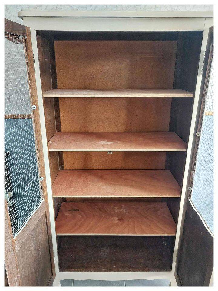 Old library furniture, shelves