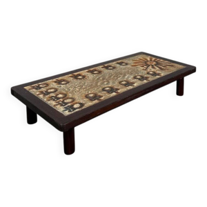 table basse lave émaillée