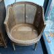 Fauteuil de bureau style Louis XVI