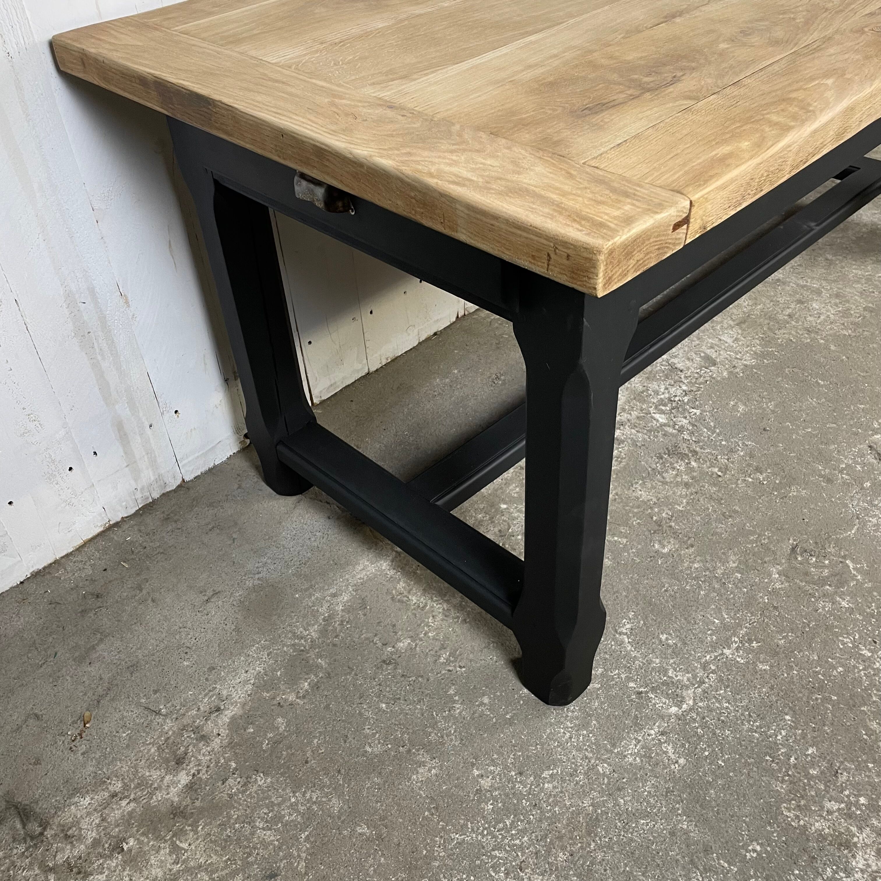 Oak farmhouse table