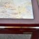 Vintage italian lacquered coffee table with mirror top & brass details from mario sabot