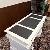 Classic English White Chesterfield Desk