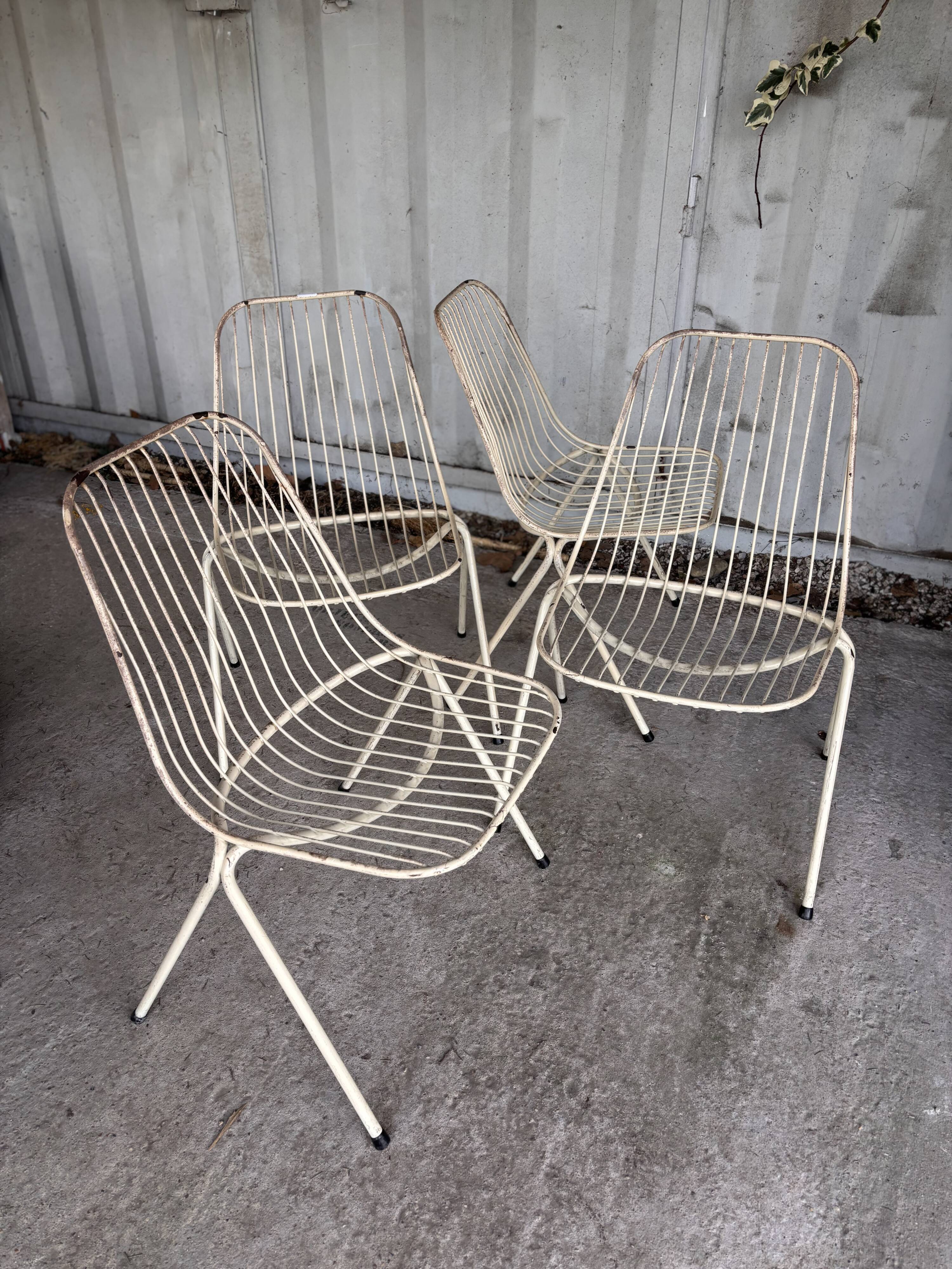 Vintage metal chair "Stella"