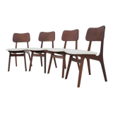 1960s Ib Kofod-Larsen Set Of 4 teak Dining Chairs Model 74 Denmark