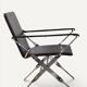 Pair of leather and chrome metal armchairs, Italy - 1970