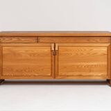 R08 elm sideboard, pierre chapo, 1960s