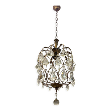 Suspension en cristal, années 1950