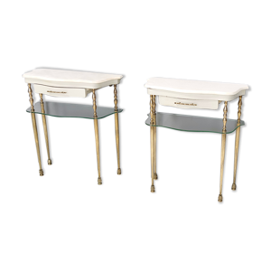 Paire de tables de chevet