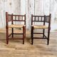 Vintage spool corner chair / knitting chair